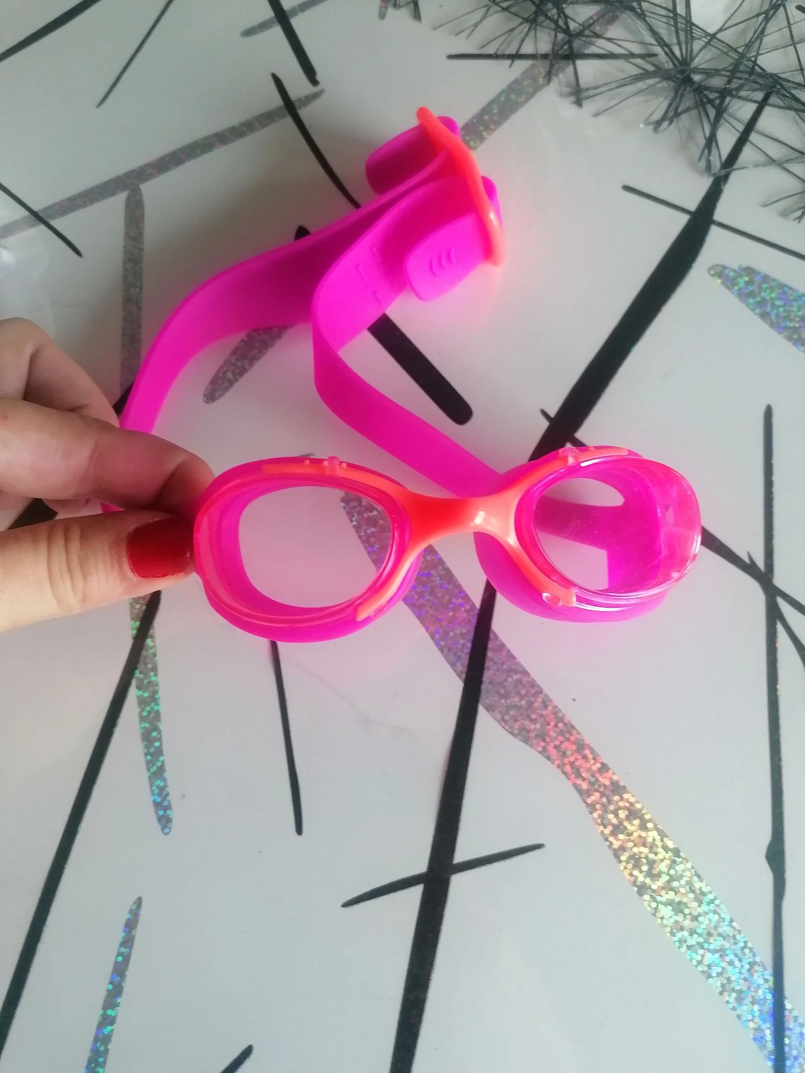 Lunette natation rose🤽